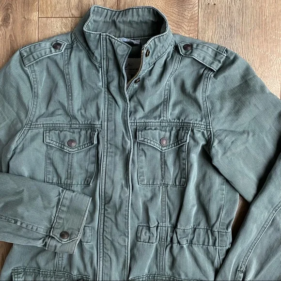 Levis Military Field Jacket Small Olive Green Cotton Fatigue Lightweight Utility - Picture 3 of 11